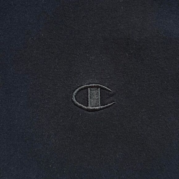 Champion Black and Grey Ringer Tee M - Picture 4 of 5